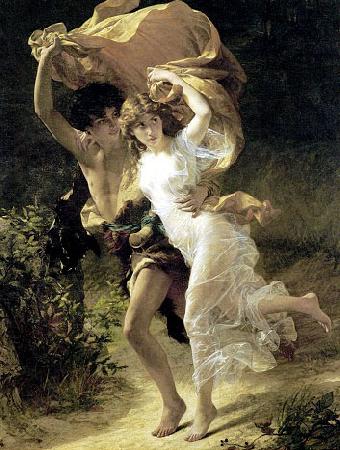 Pierre-Auguste Cot The Storm oil painting image